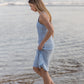 Leon Slip Dress - Beach Blue