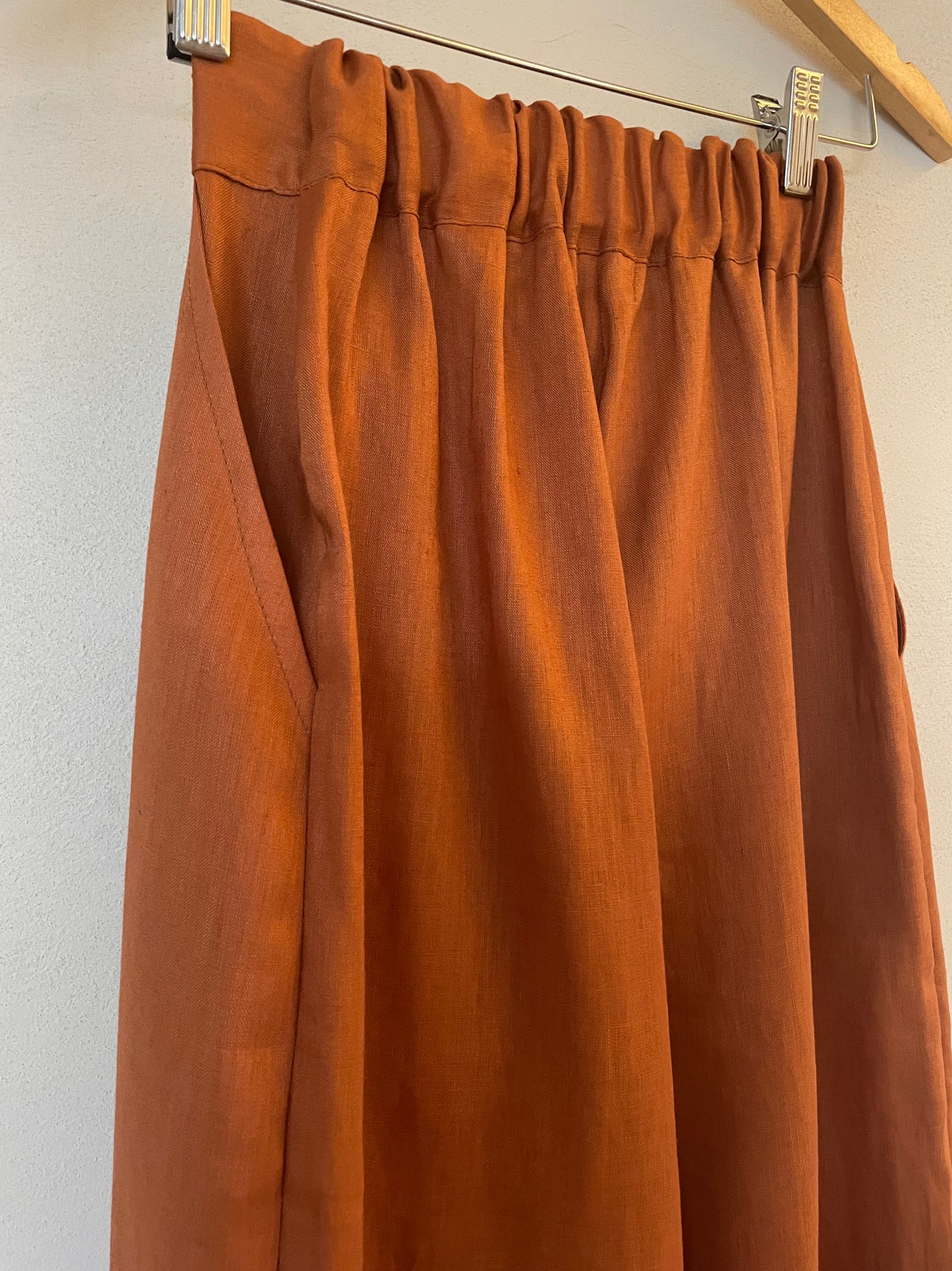 Terracotta Linen Pants